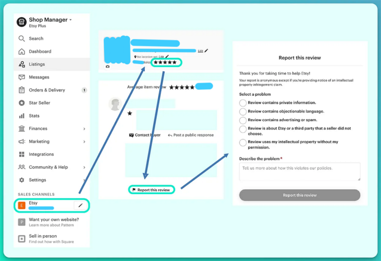 How To Delete A Review On Etsy